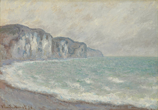 푸르빌 절벽, 흐린 날씨 (1896)
