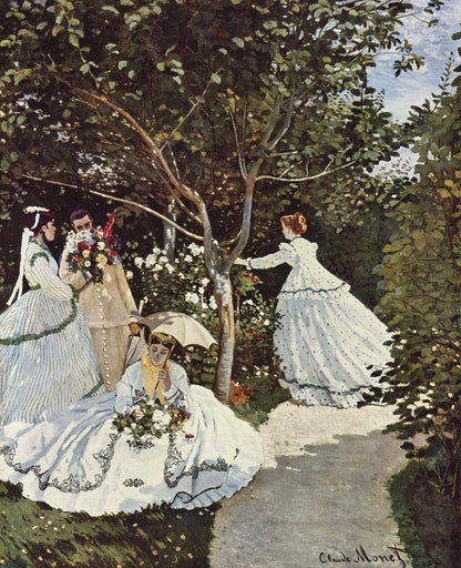 정원 속 여성들 – Claude Monet (1866)