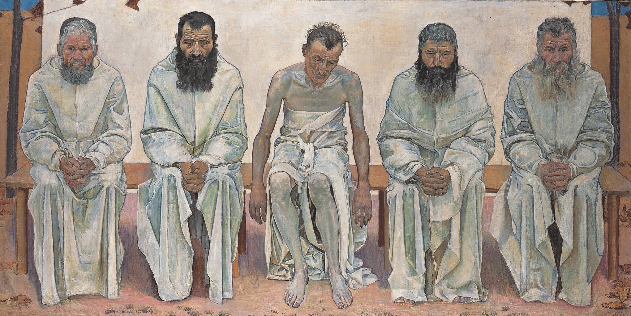 Les fatigués de la vie - Ferdinand Hodler - Alpha Reproduction
