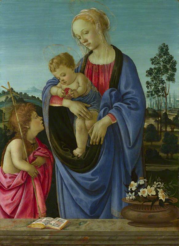 La Vierge à l'Enfant avec saint Jean - Filippino Lippi