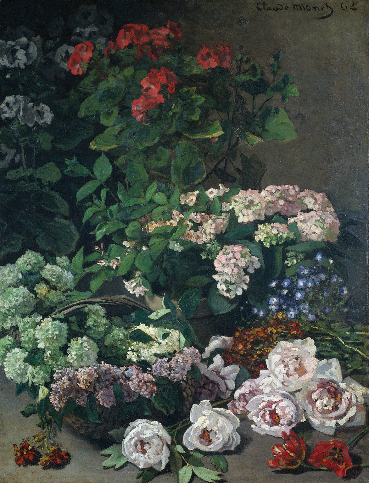 봄꽃 - Claude Monet