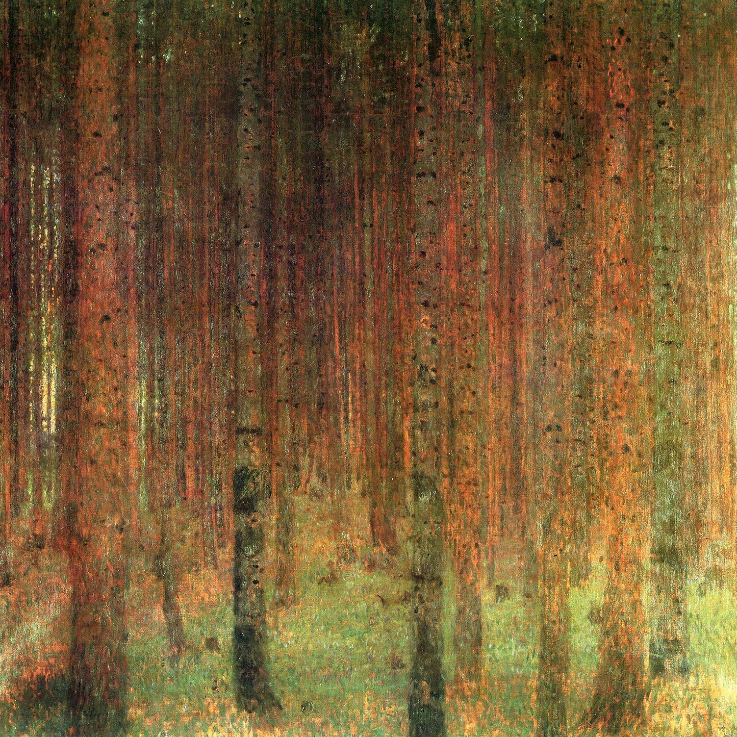 🌲 소나무 숲 II – 구스타프 클림트 (1901년경)
