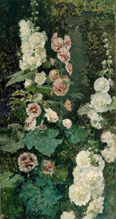 Roses trémières - Mariano Fortuny Marsal