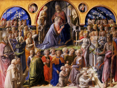 Le Couronnement de la Vierge - Fra Filippo Lippi - Alpha Reproduction