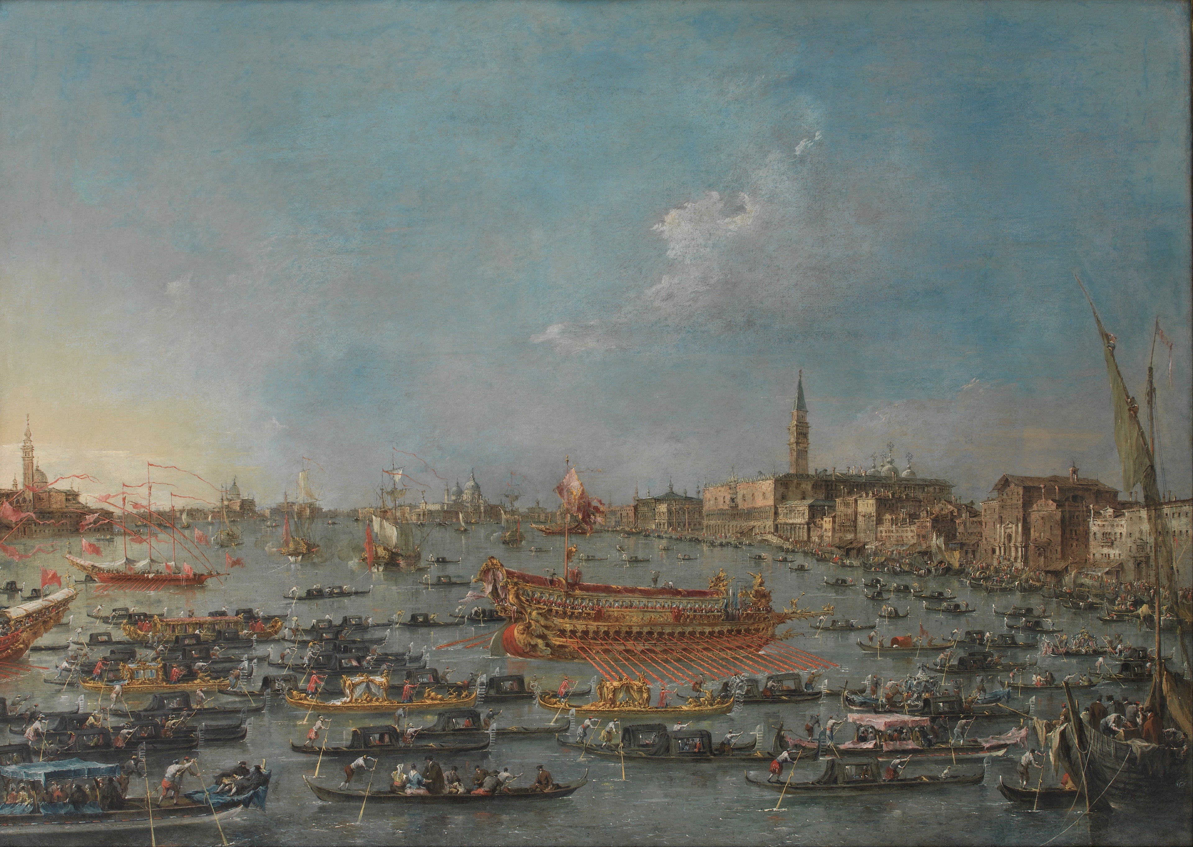 Fêtes de Bucintoro à Venise - Francesco Guardi
