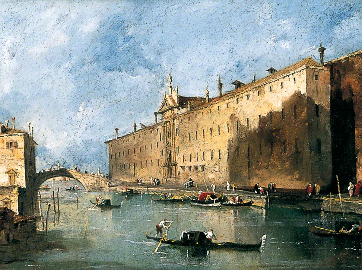 Le « Rio dei mendicanti » - Francesco Guardi