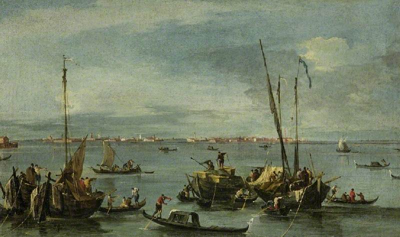 Vue vers Murano depuis le Fondamente Nuove, Venise - Francesco Guardi