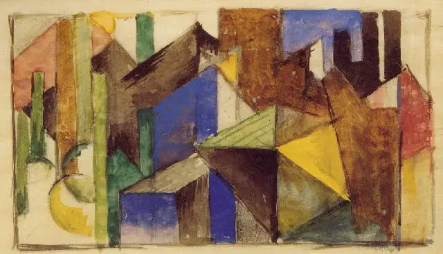 추상 구성 - 프란츠 마르크