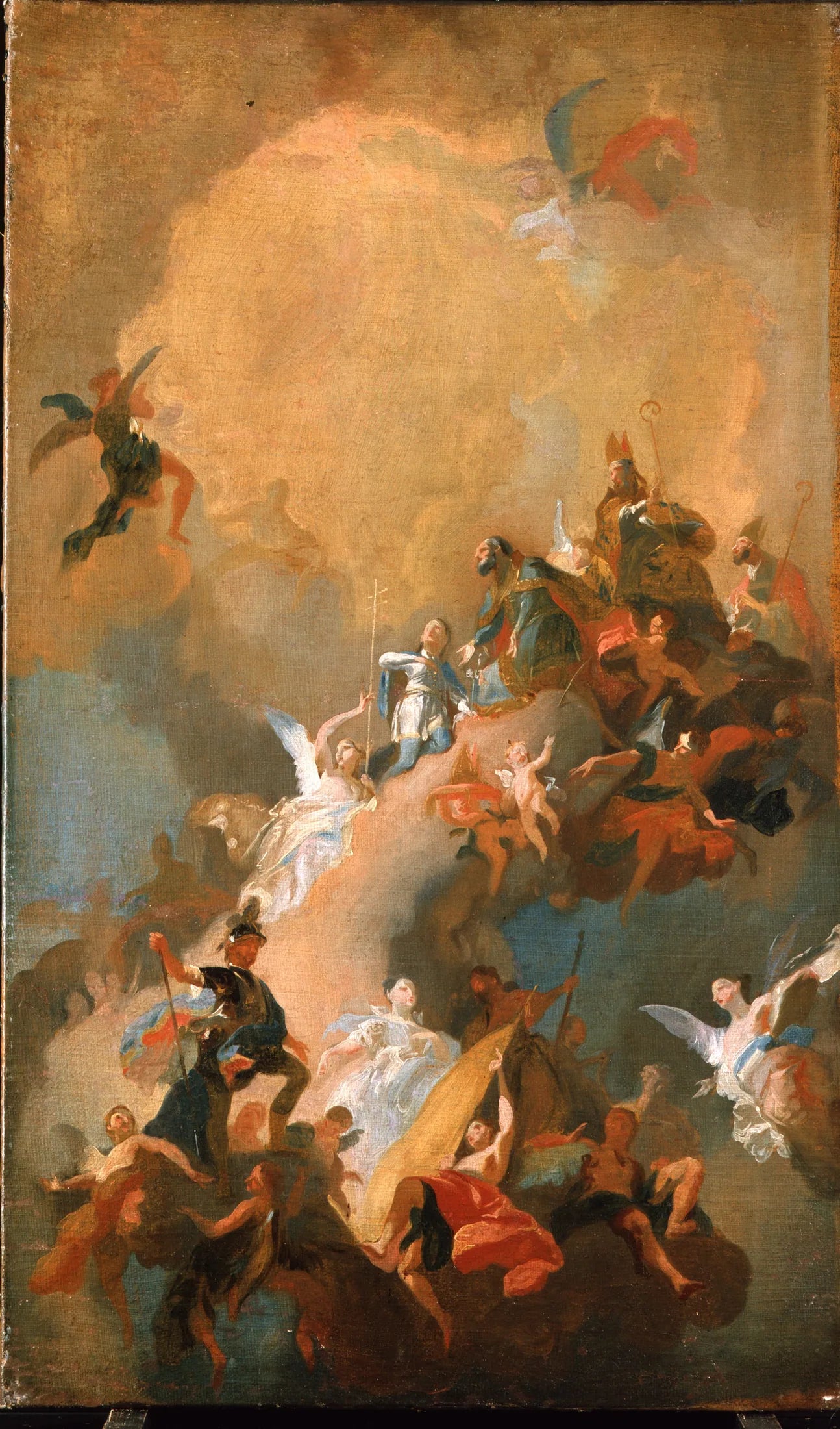 L'apothéose des saints hongrois - Franz Anton Maulbertsch image 1 copie de tableau peinte à la main