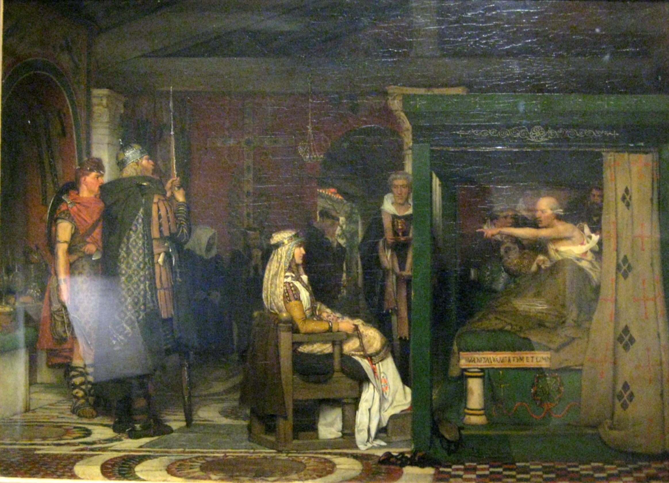 Frédégonde visitant Prétextat sur son lit de mort - Lawrence Alma-Tadema