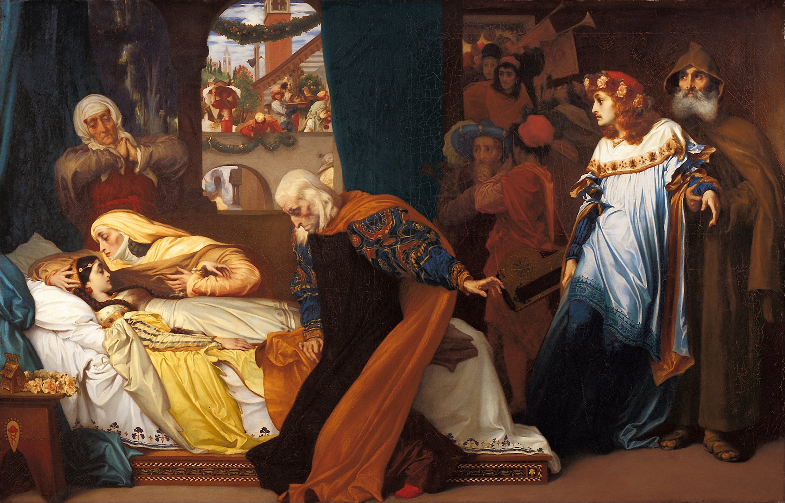 La mort simulée de Juliette - Frederic Leighton