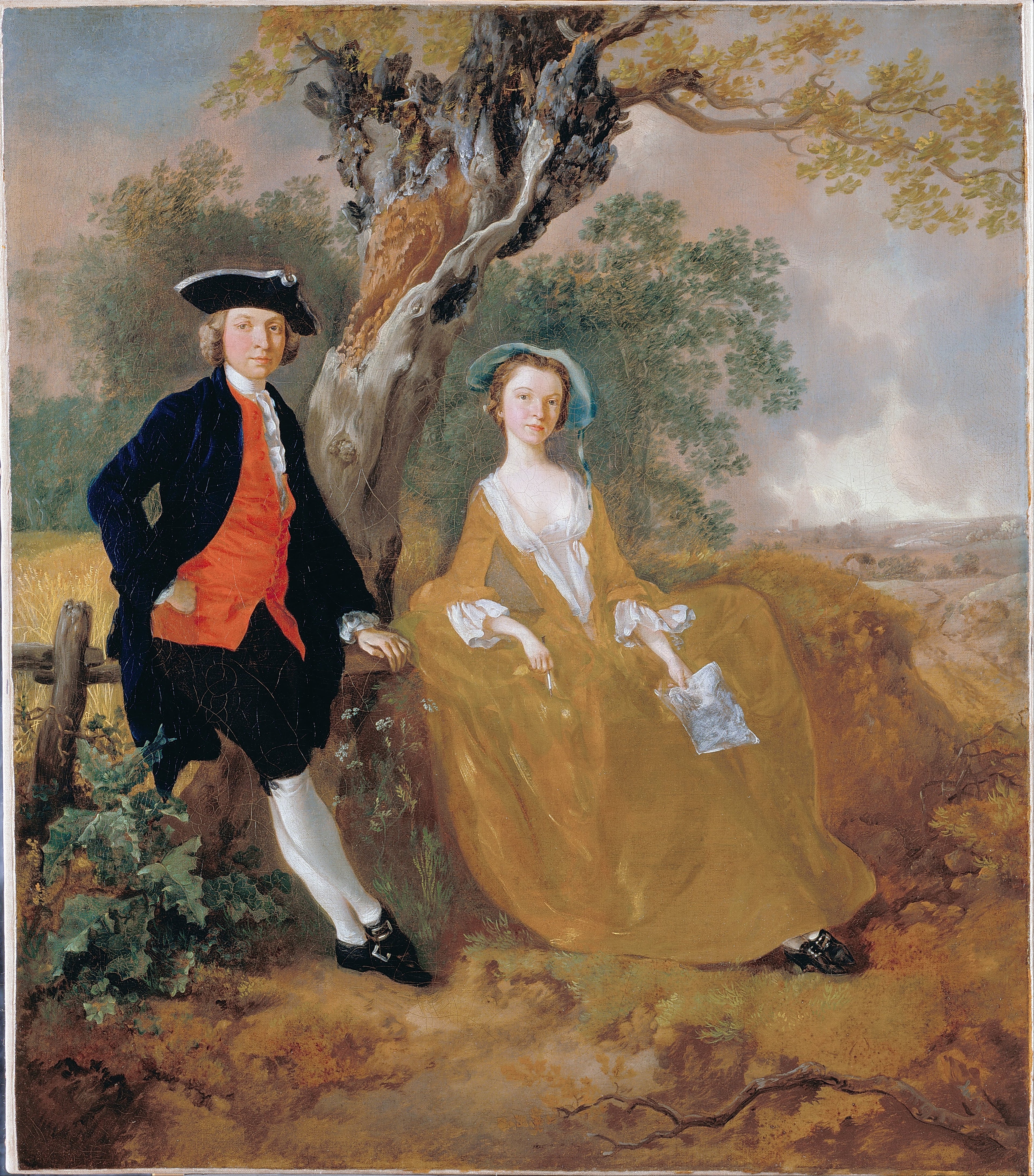 Un couple dans un paysage - Thomas Gainsborough