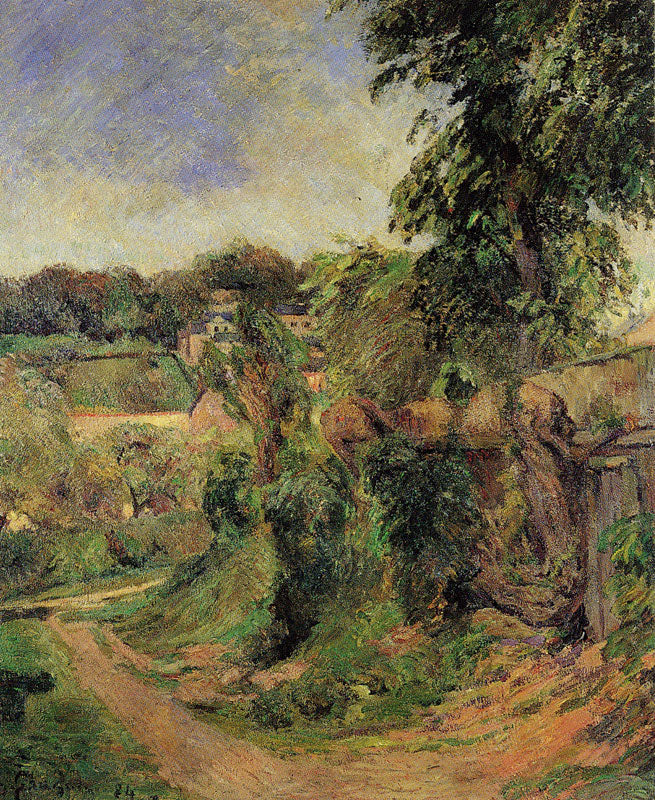 Reproduction du tableau « Paysage à Rouen - Paul Gauguin » par Alpha Reproduction en peinture à l’huile