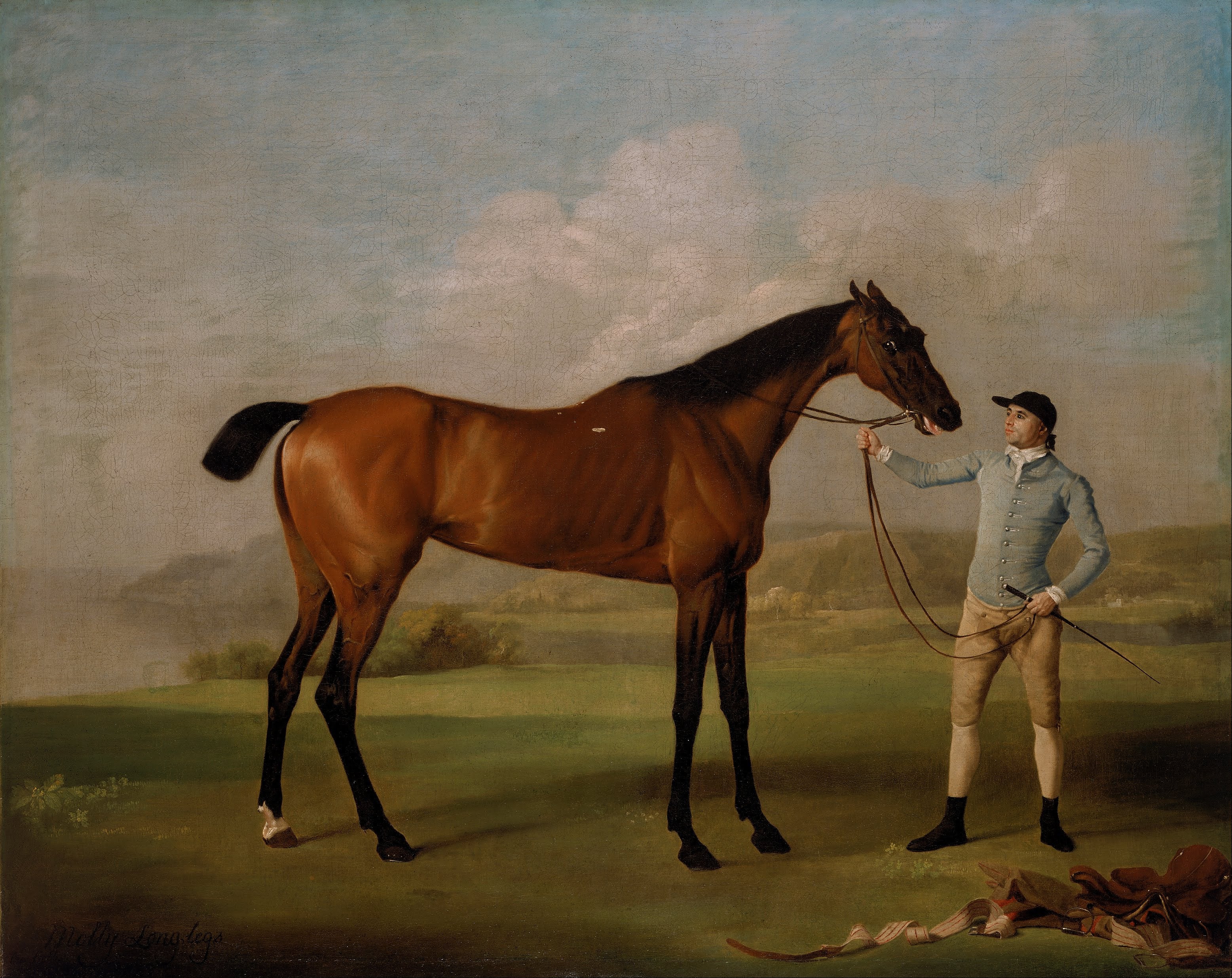 Molly longues jambes avec son jockey - George Stubbs