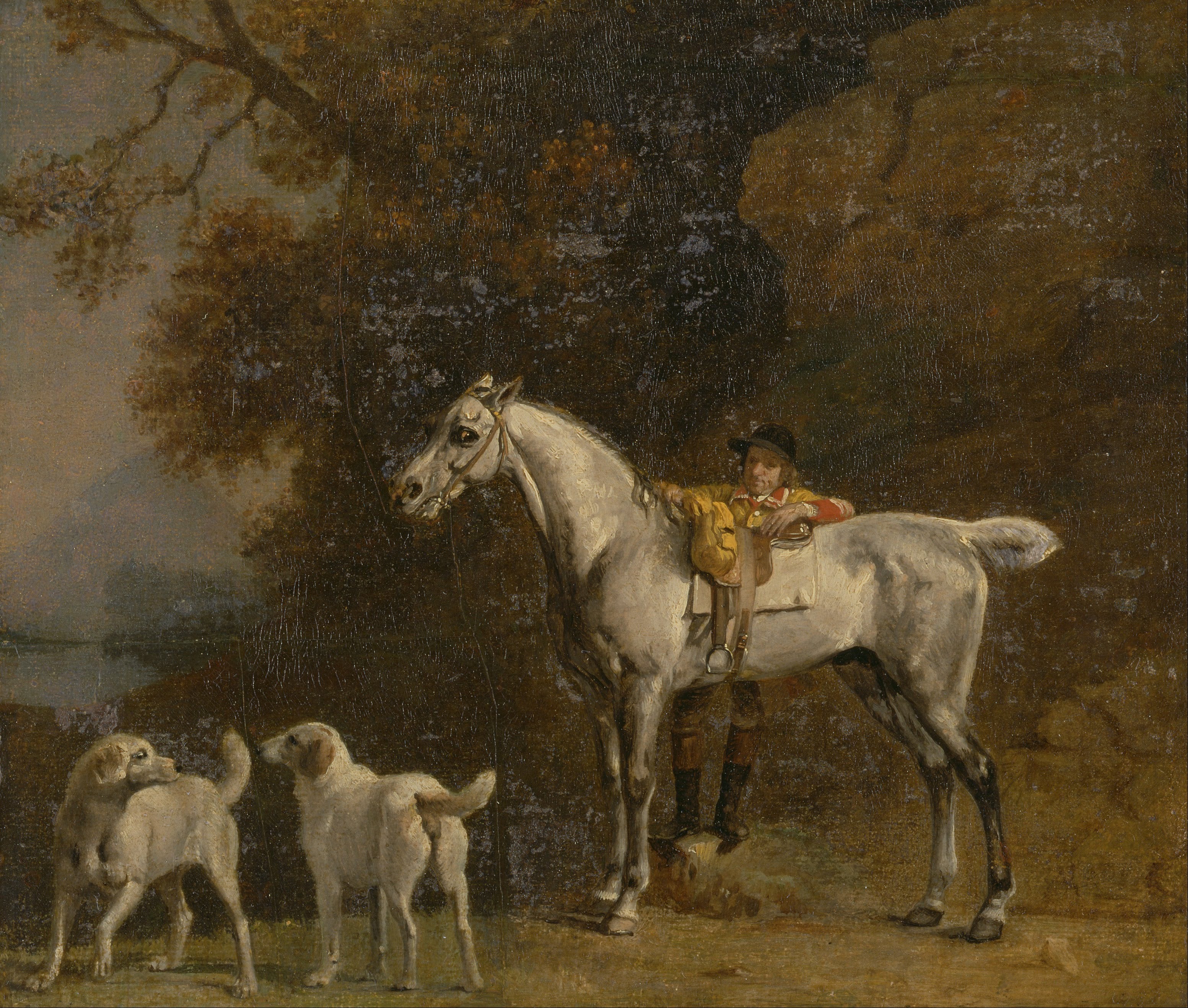 Études pour ou après « Le troisième duc de Richmond avec la chasse de Charleton » - George Stubbs