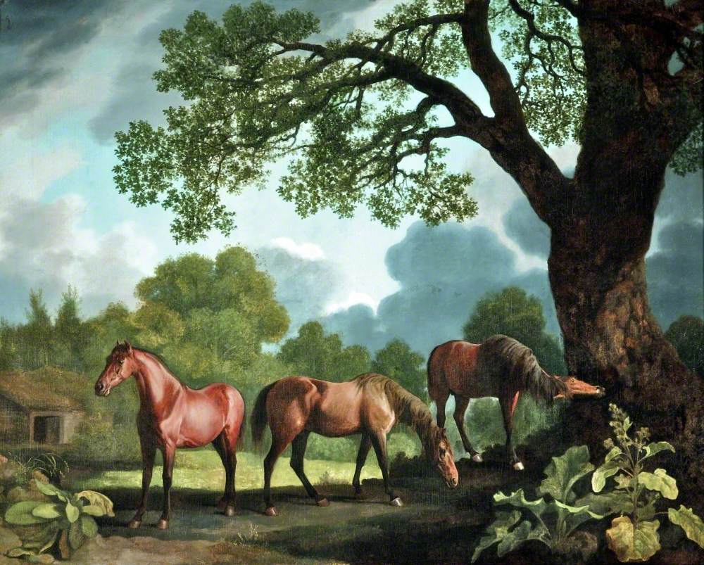 Gnawpost et deux autres poulains - George Stubbs