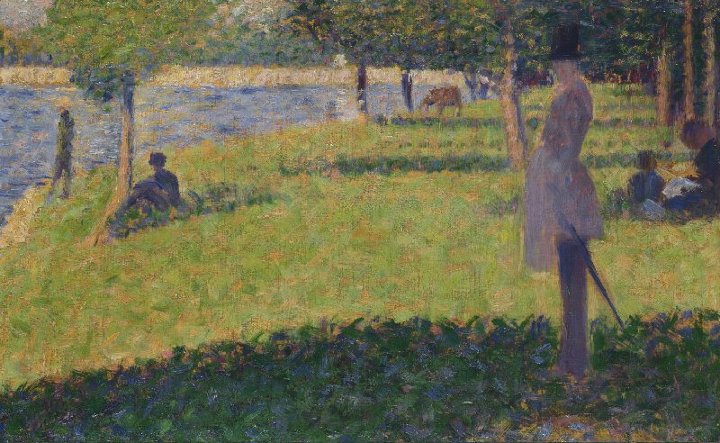 Étude pour « Un dimanche à la Grande Jatte » — Londres - Georges Seurat