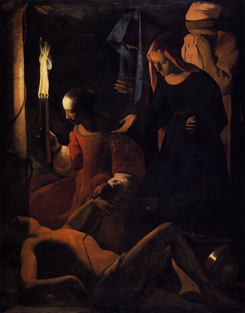 Saint Sébastien soigné par Irène - Georges de La Tour