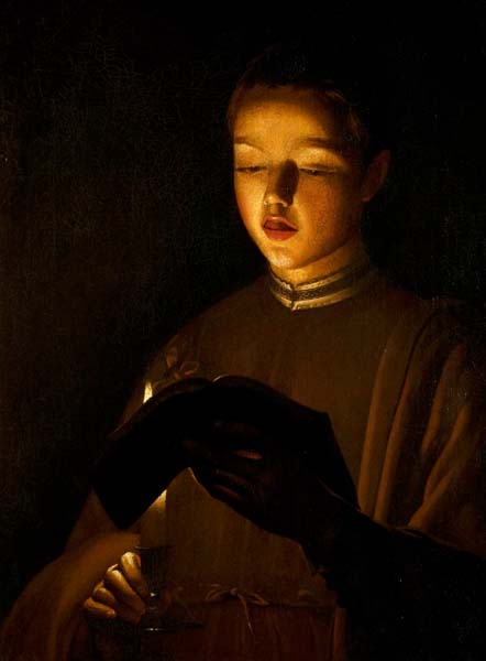 Le jeune chanteur - Georges de La Tour