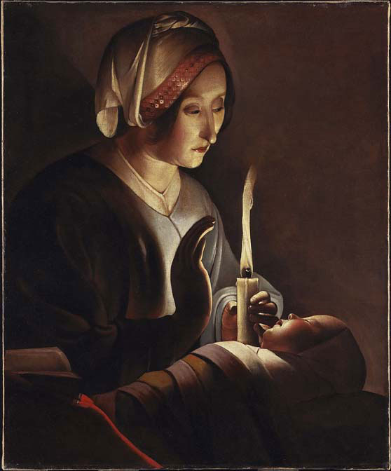Sainte Anne avec l'Enfant Jésus - Georges de La Tour
