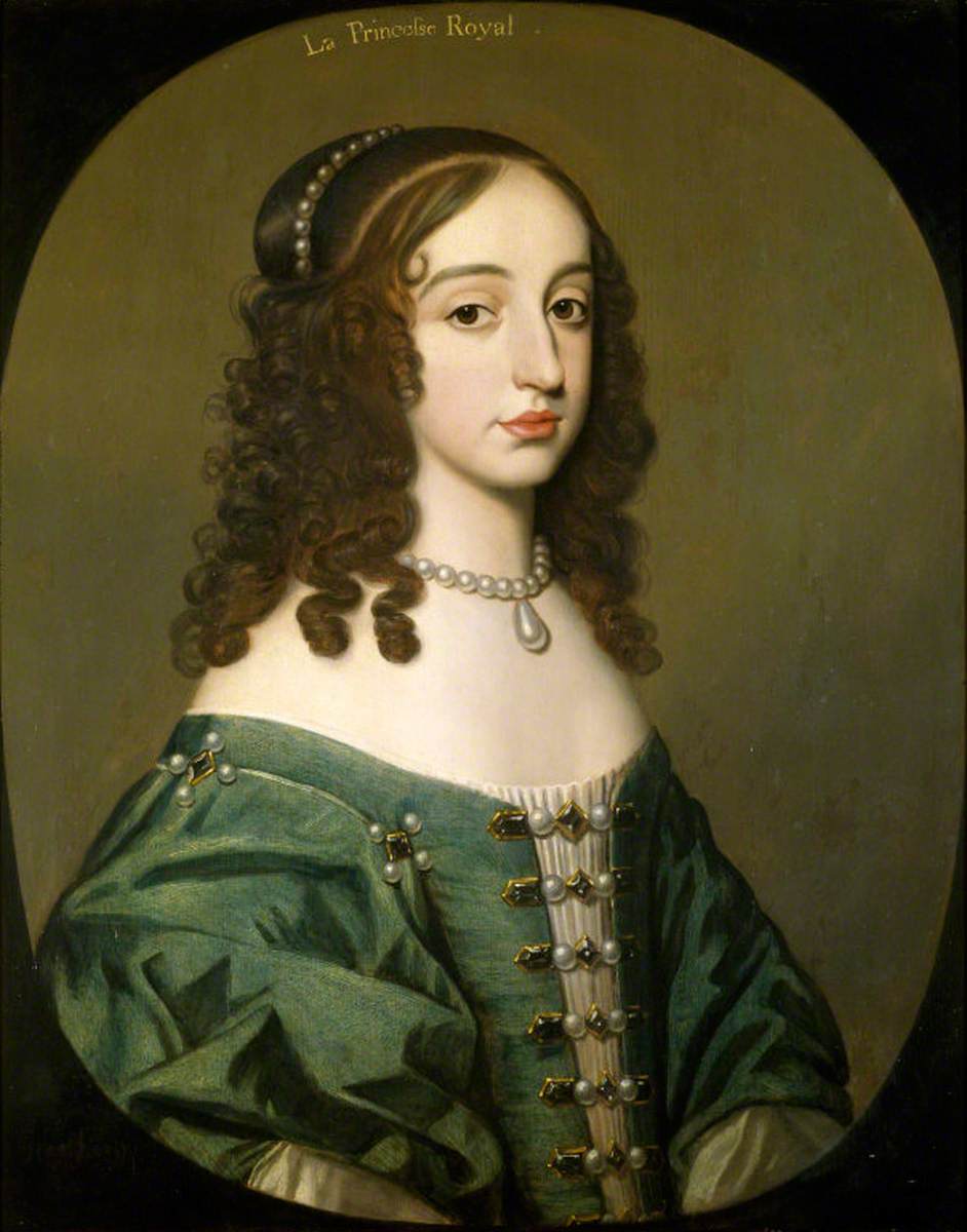 Princesse Marie Stuart, princesse d'Orange (1631 - 1660) - Gerrit van Honthorst