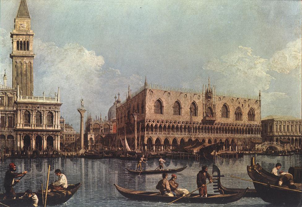 Le Bassin de Saint-Marc vu de la pointe de la Douane - Canaletto