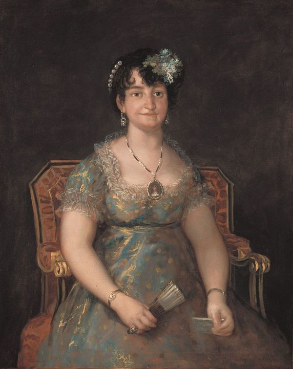 Reproduction du tableau « Marquise de Caballero - Francisco de Goya » par Alpha Reproduction en peinture à l’huile