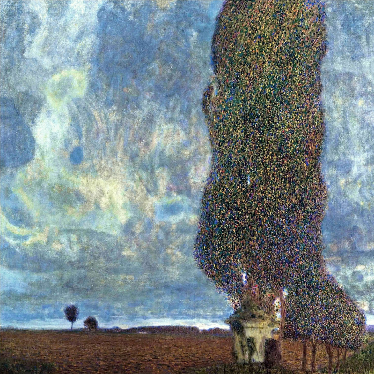 🌳 큰 포플러 II (다가오는 폭풍) – 구스타프 클림트 (약 1903년)