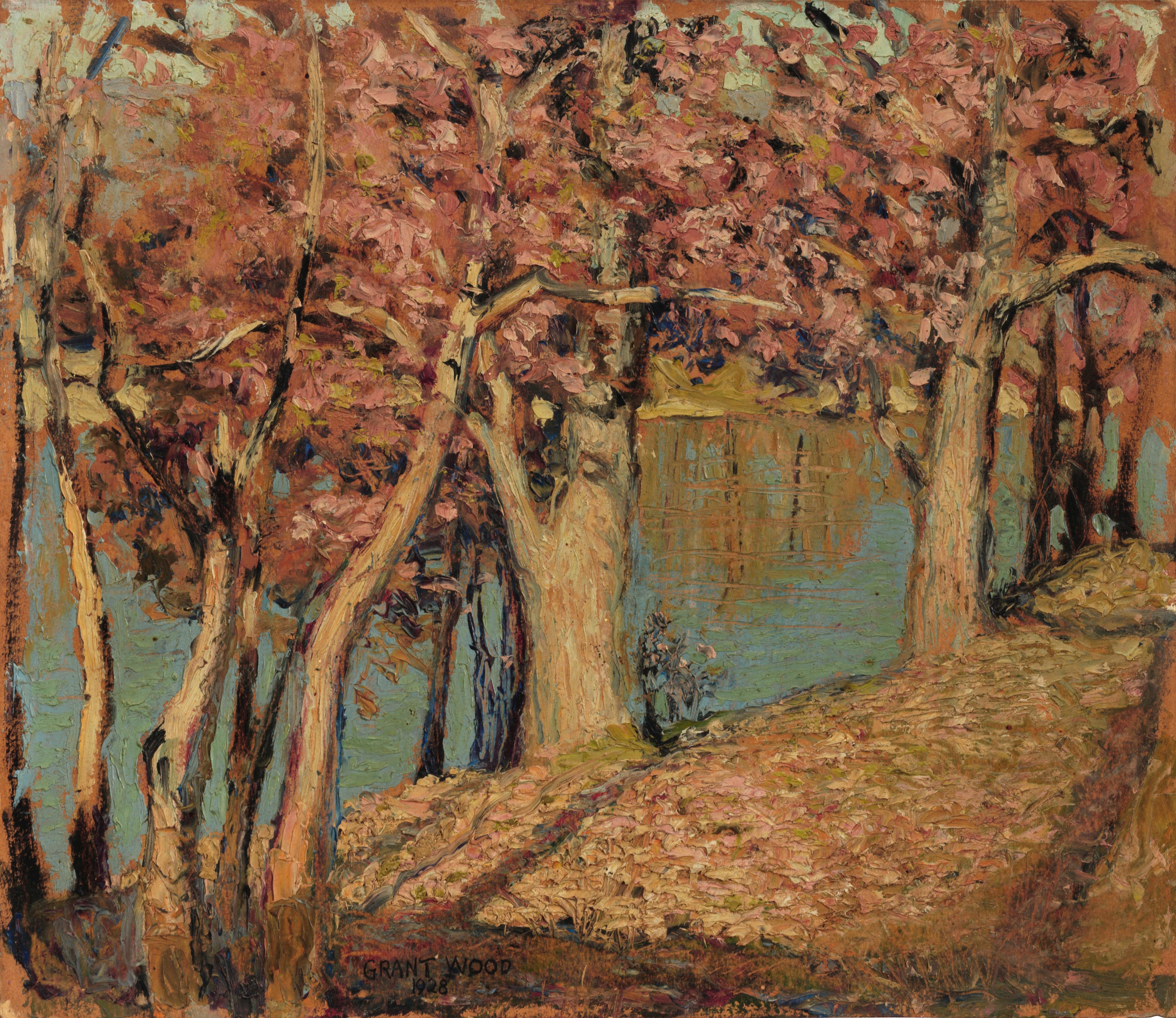 Paysage - Grant Wood