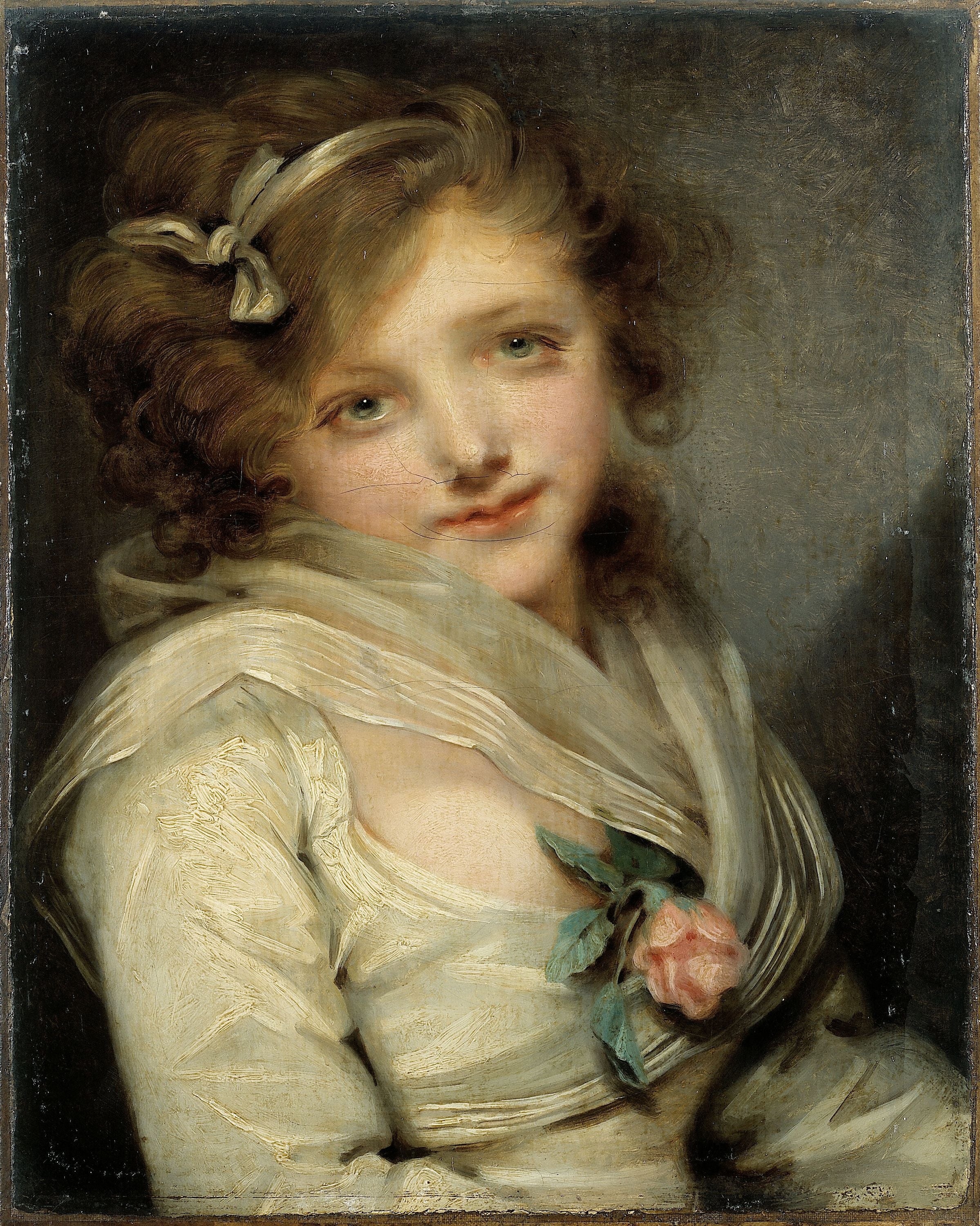 Portrait de jeune fille - Jean-Baptiste Greuze