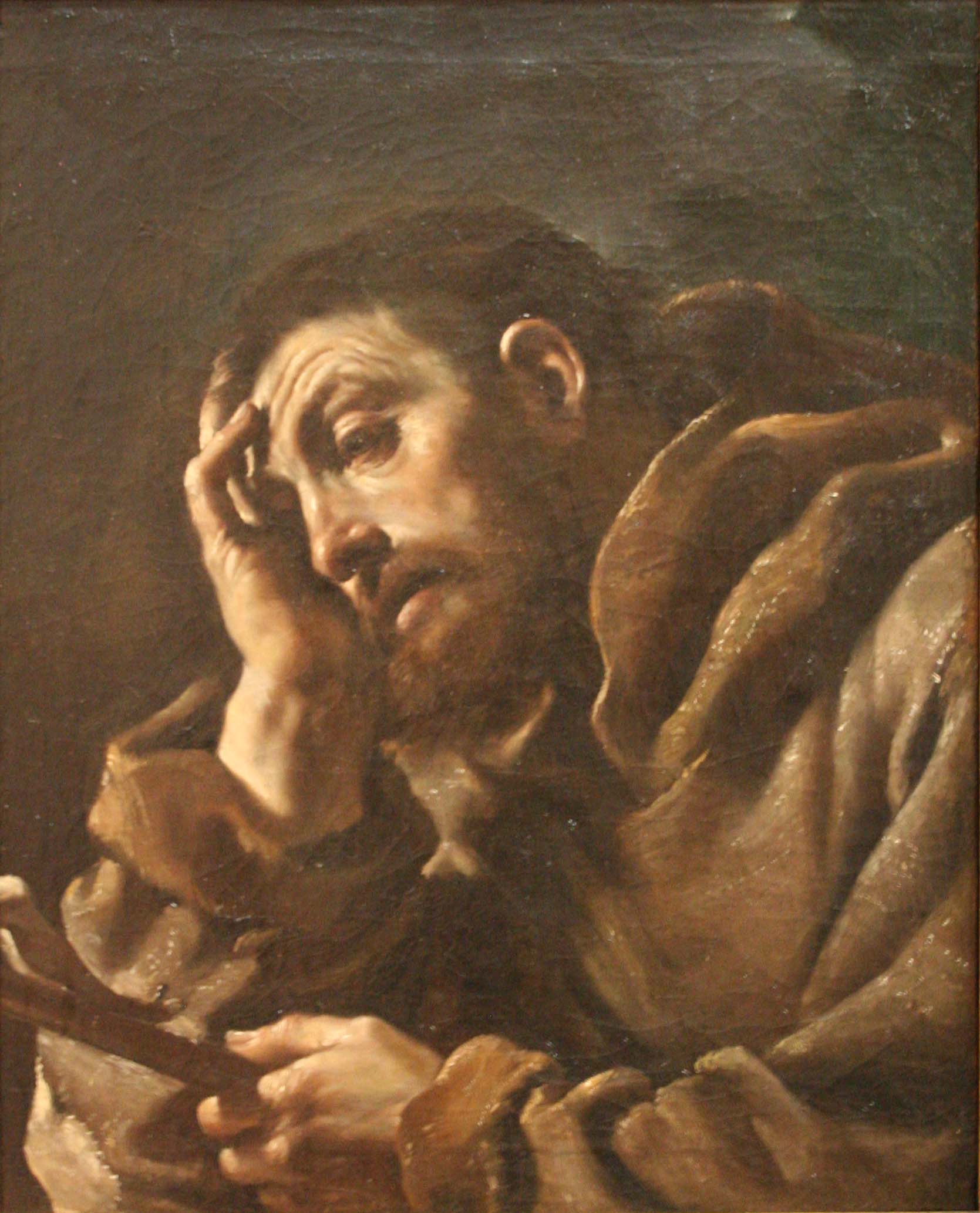 Saint François d'Assise en méditation - Guercino