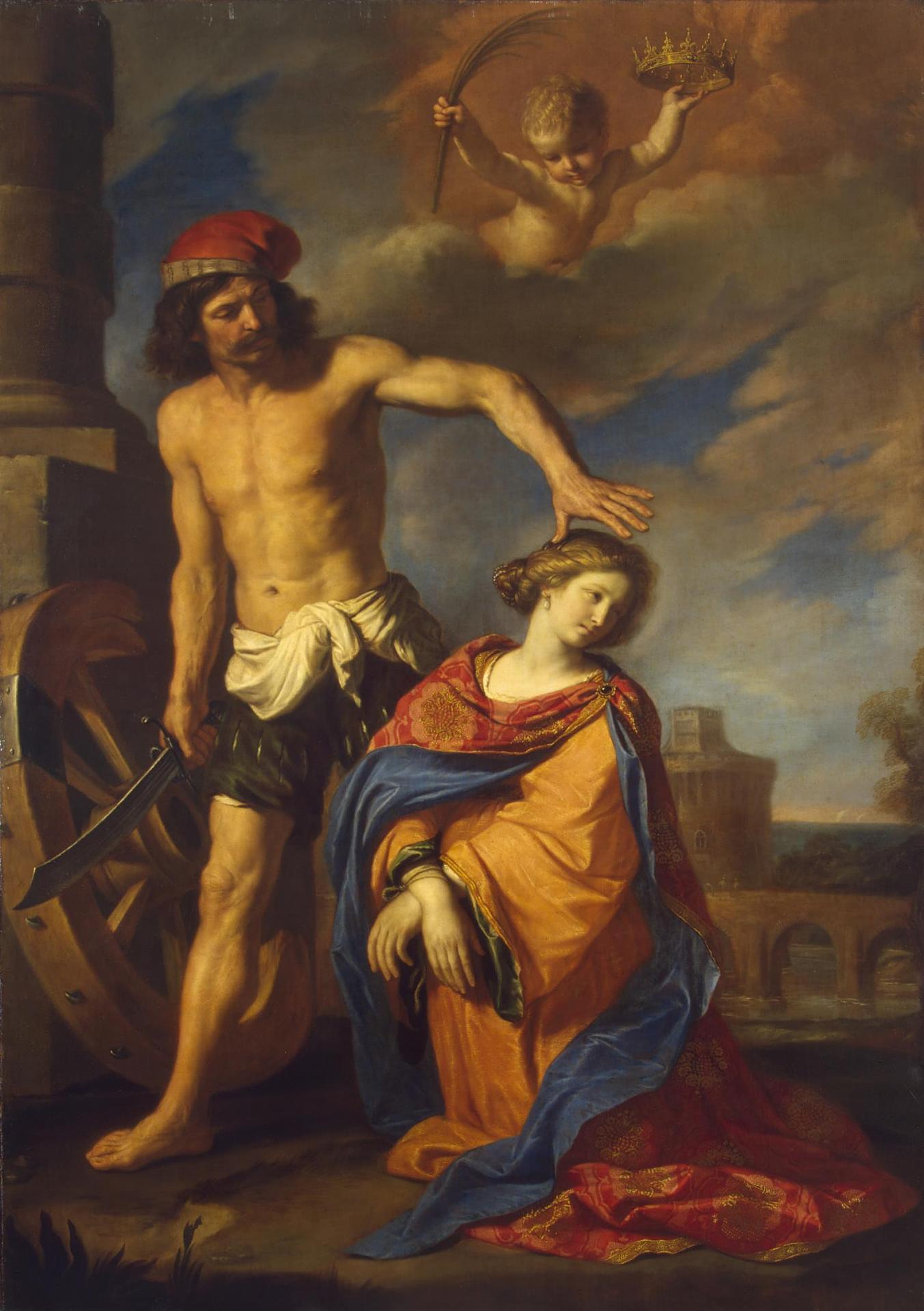 Martyre de sainte Catherine - Guercino