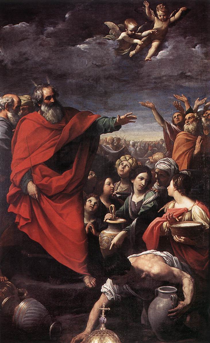 La collecte de la manne - Guido Reni