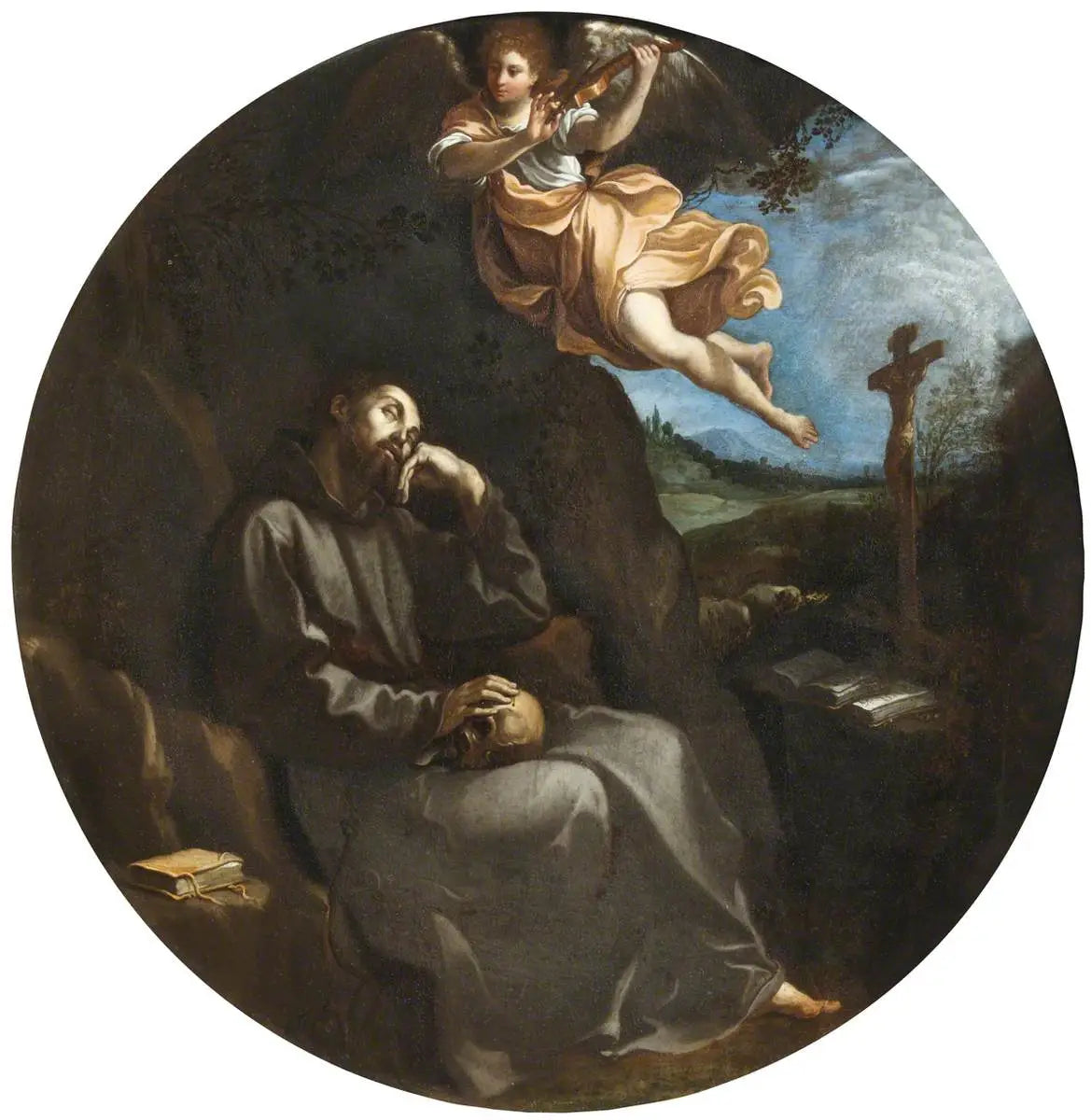 Ange apparaissant à Saint François - Guido Reni - Alpha Reproduction