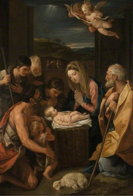 L'Adoration des bergers - Guido Reni