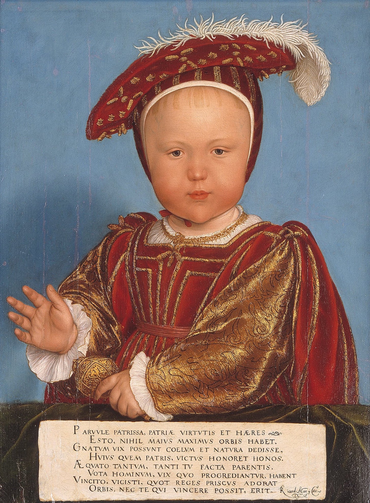 Edward, Prince of Wales, later King Edward VI - Hans Holbein le Jeune