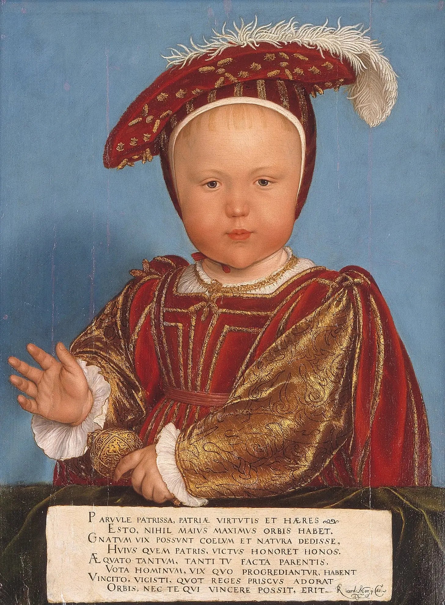 Edward Prince of Wales later King Edward VI - Hans Holbein le Jeune - Alpha Reproduction