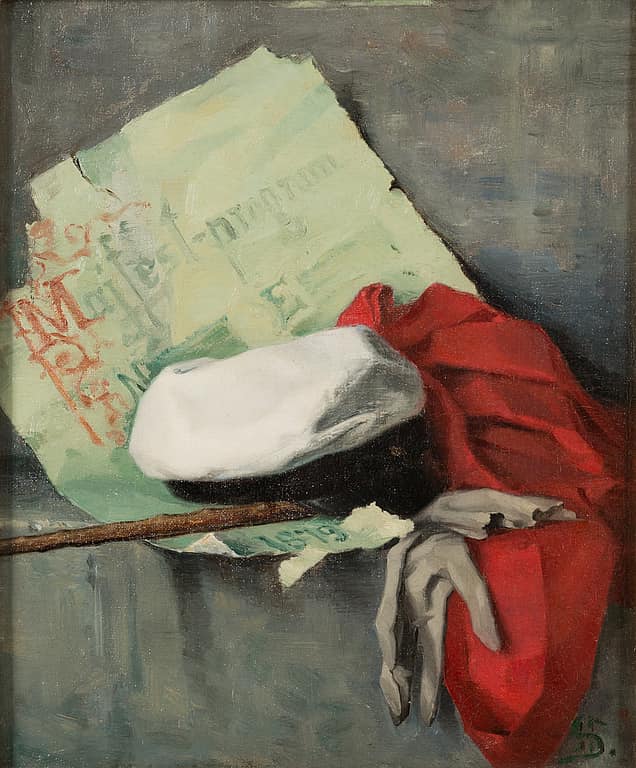 Student cap (after the party) - Helene Schjerfbeck
