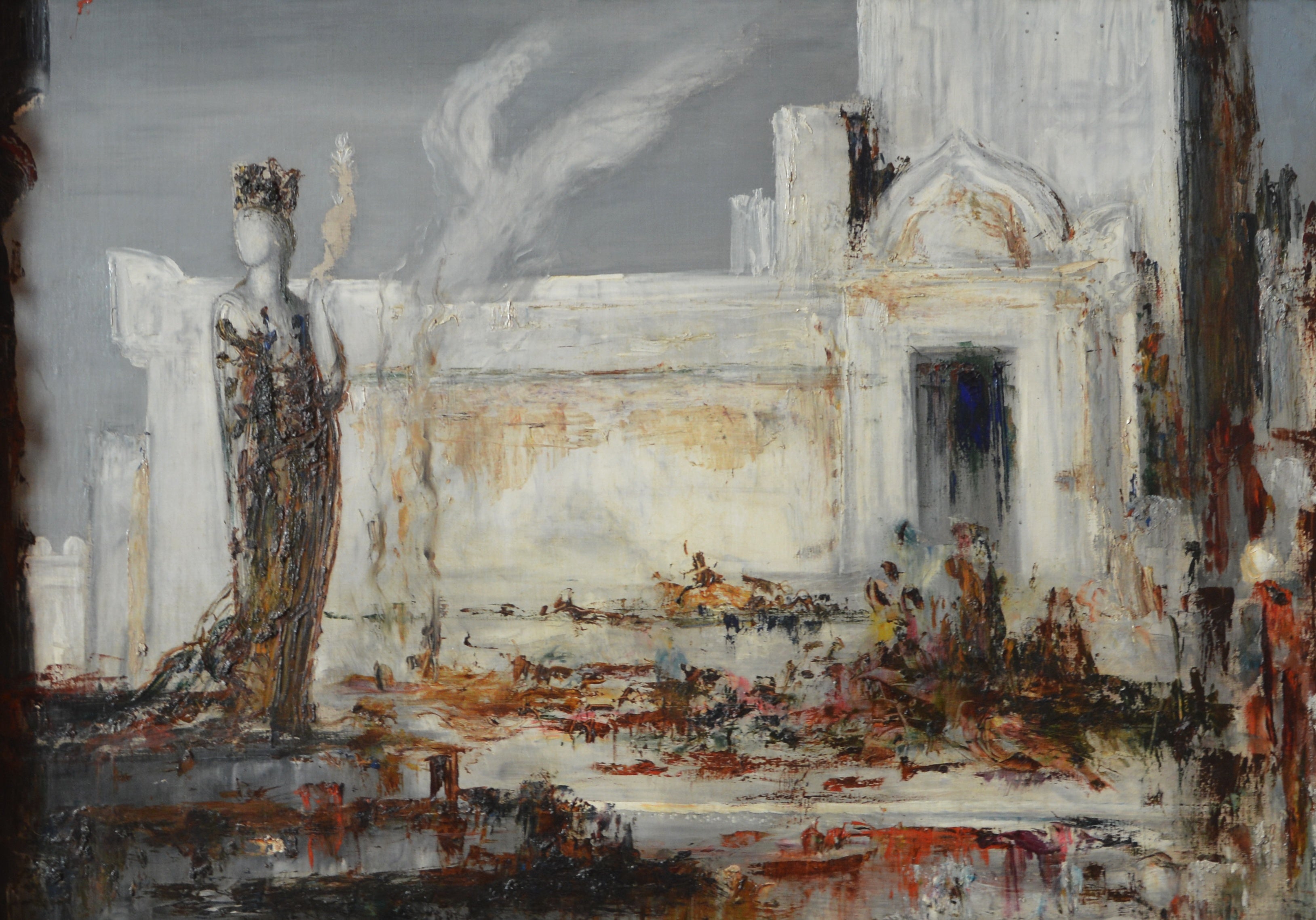 Hélène à la porte Scée - Gustave Moreau