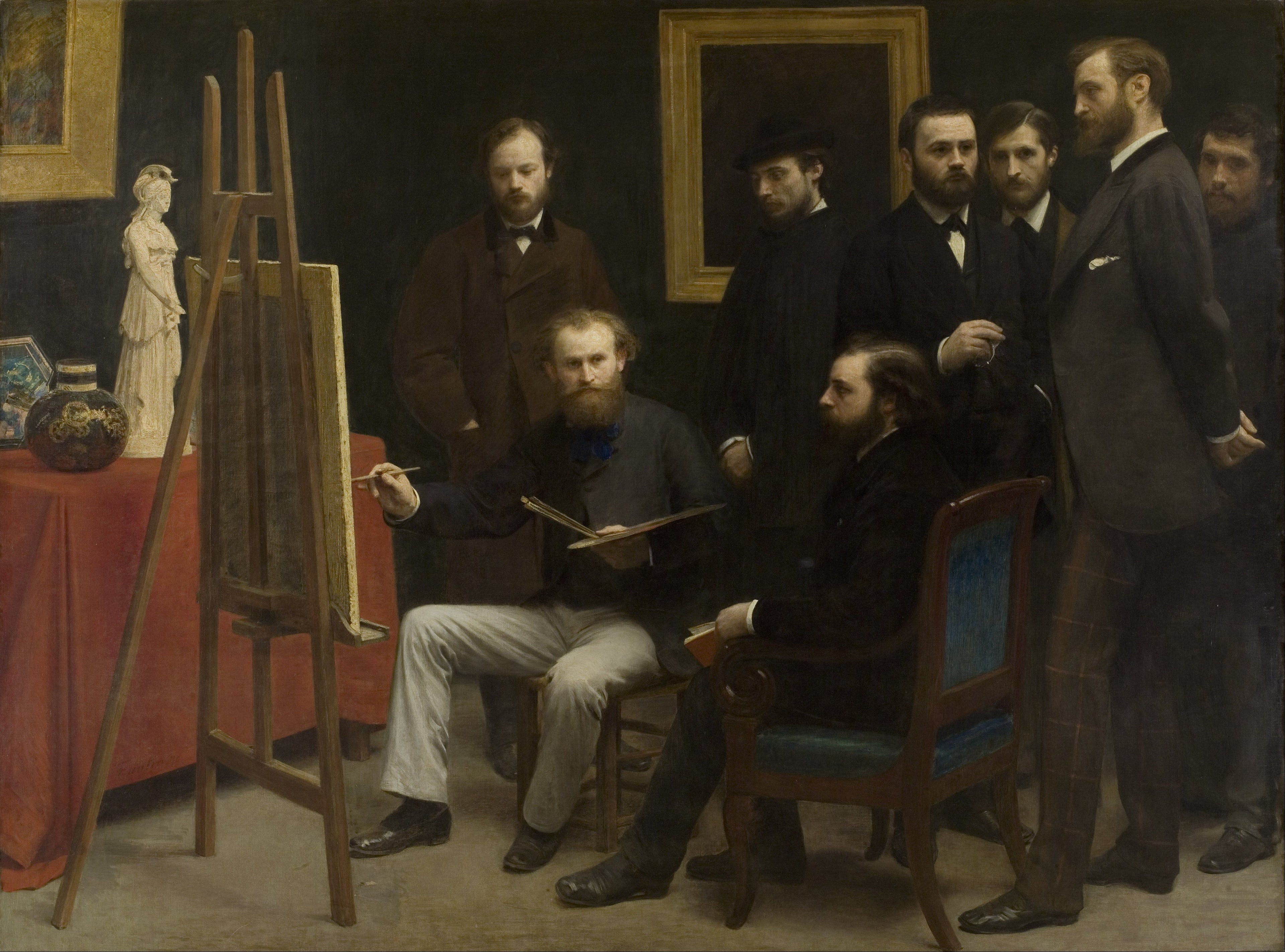 Un atelier aux Batignolles - Henri Fantin-Latour
