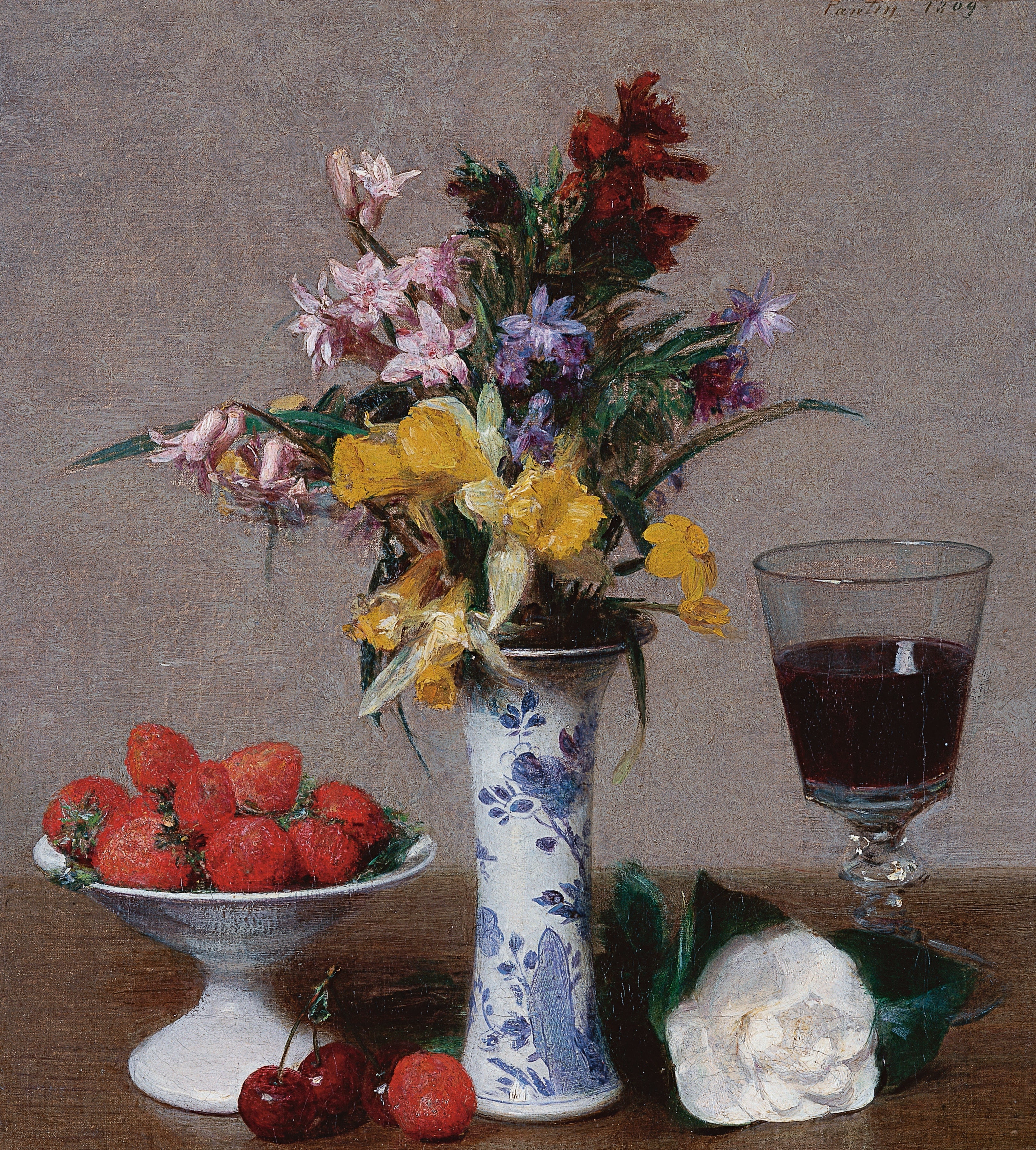 Nature morte dite "de fiançailles" - Henri Fantin-Latour