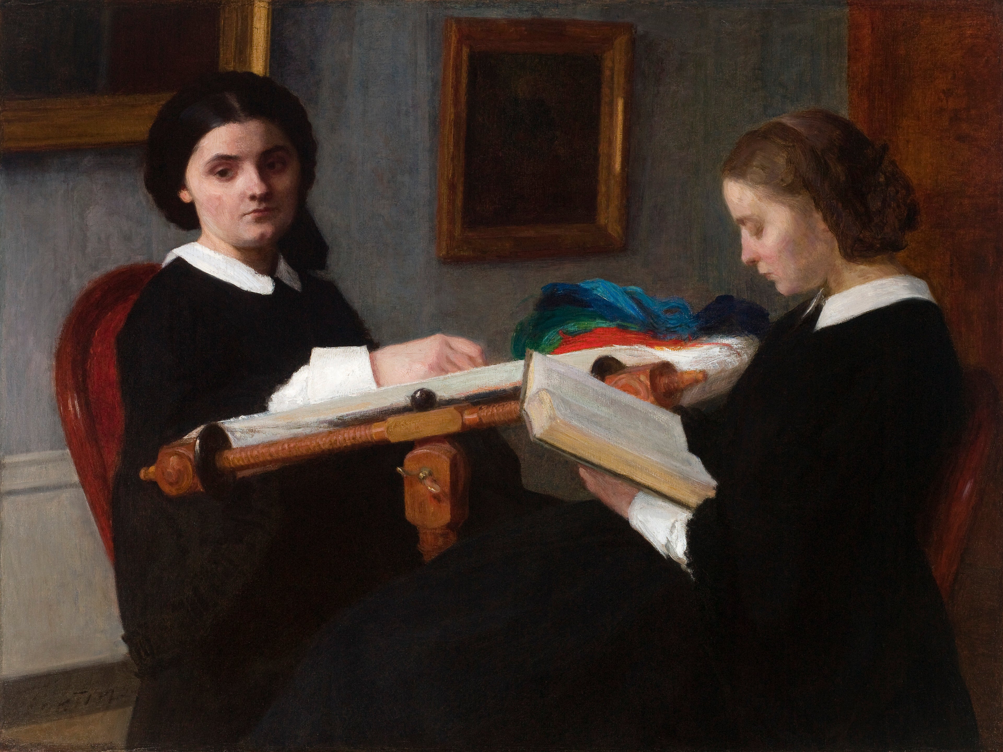Les Deux Sœurs - Henri Fantin-Latour