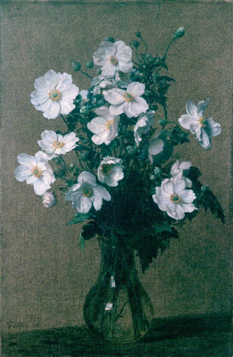 Anémones du Japon - Henri Fantin-Latour