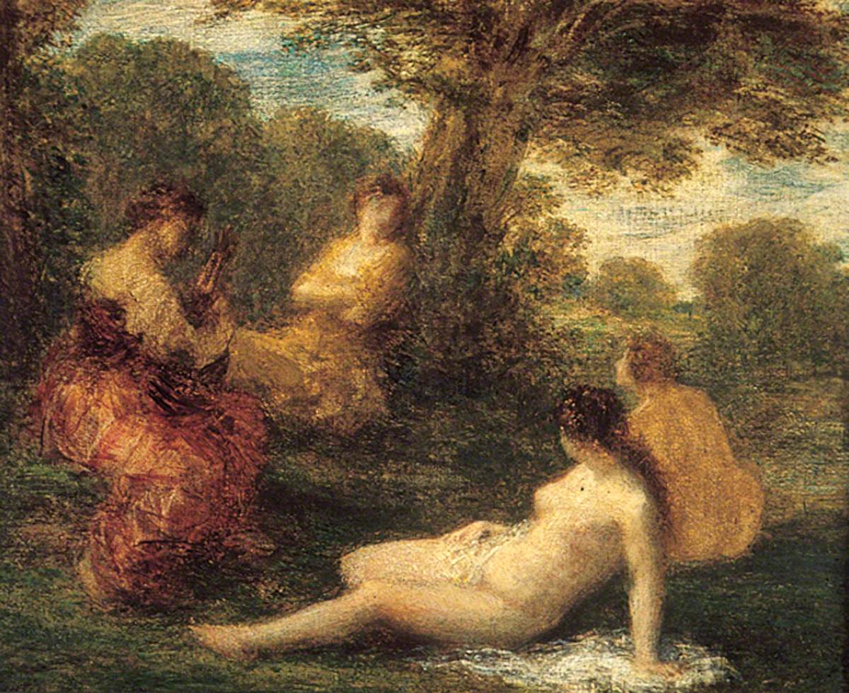 Une conservation décontractée (La causerie) - Henri Fantin-Latour