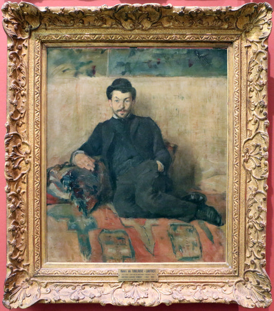 Reproduction du tableau « Portrait de M. Dennery - Henri de Toulouse-Lautrec » par Alpha Reproduction en peinture à l’huile