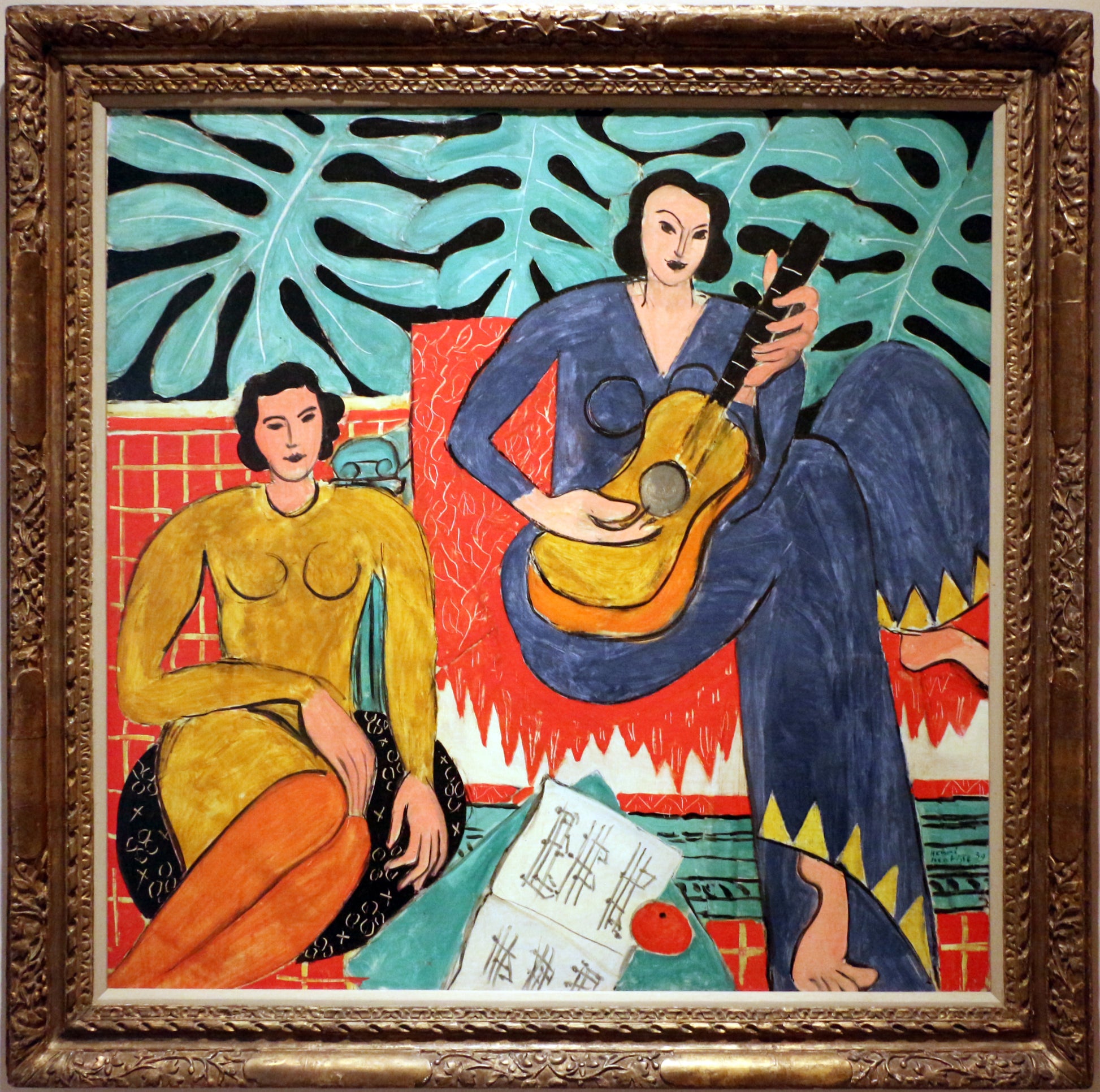 Reproduction du tableau « La Musique - Henri Matisse » par Alpha Reproduction en peinture à l’huile