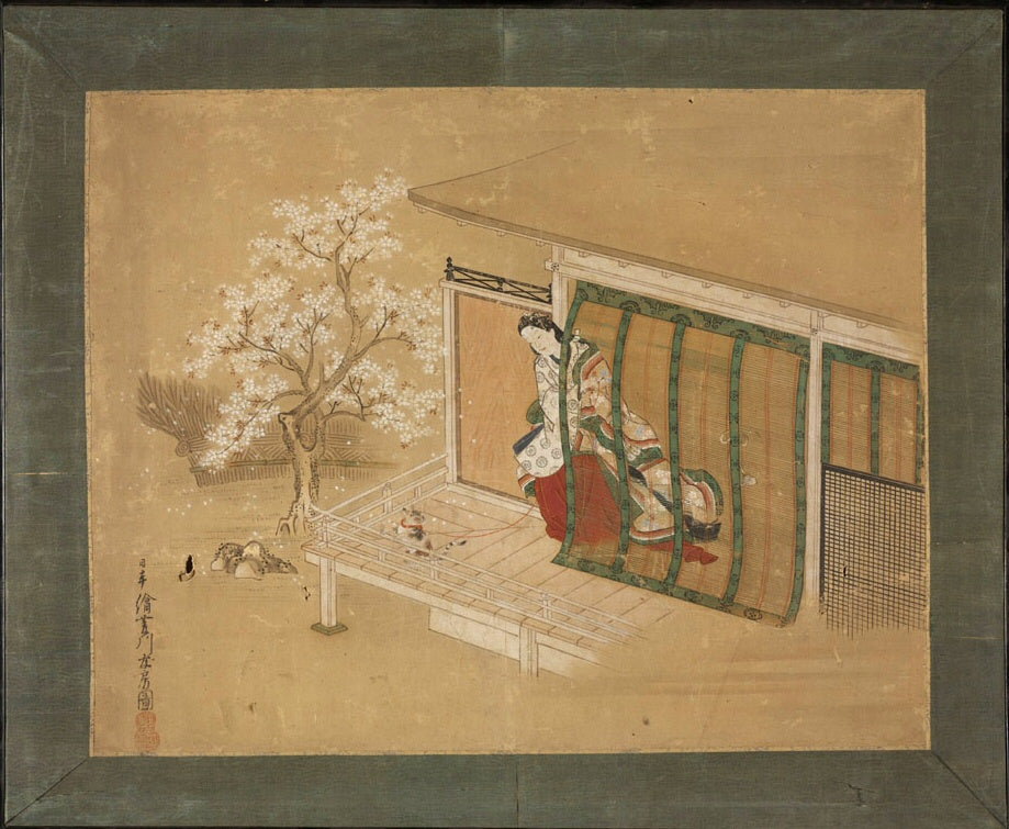 Troisième princesse du Dit de Genji - Hokusai