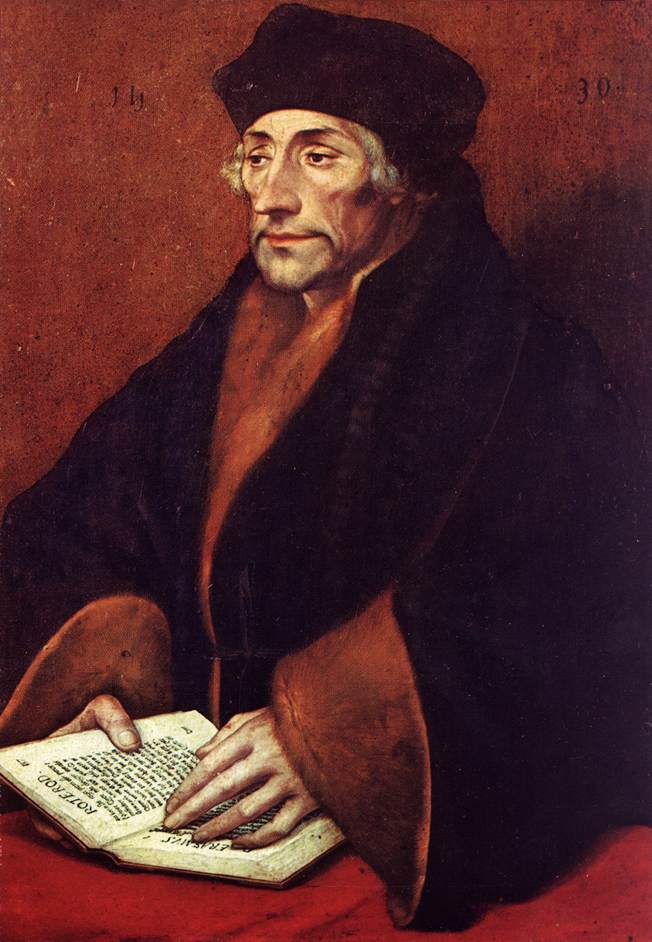 Portrait of Desiderius Erasmus (1466-1536) - Hans Holbein le Jeune