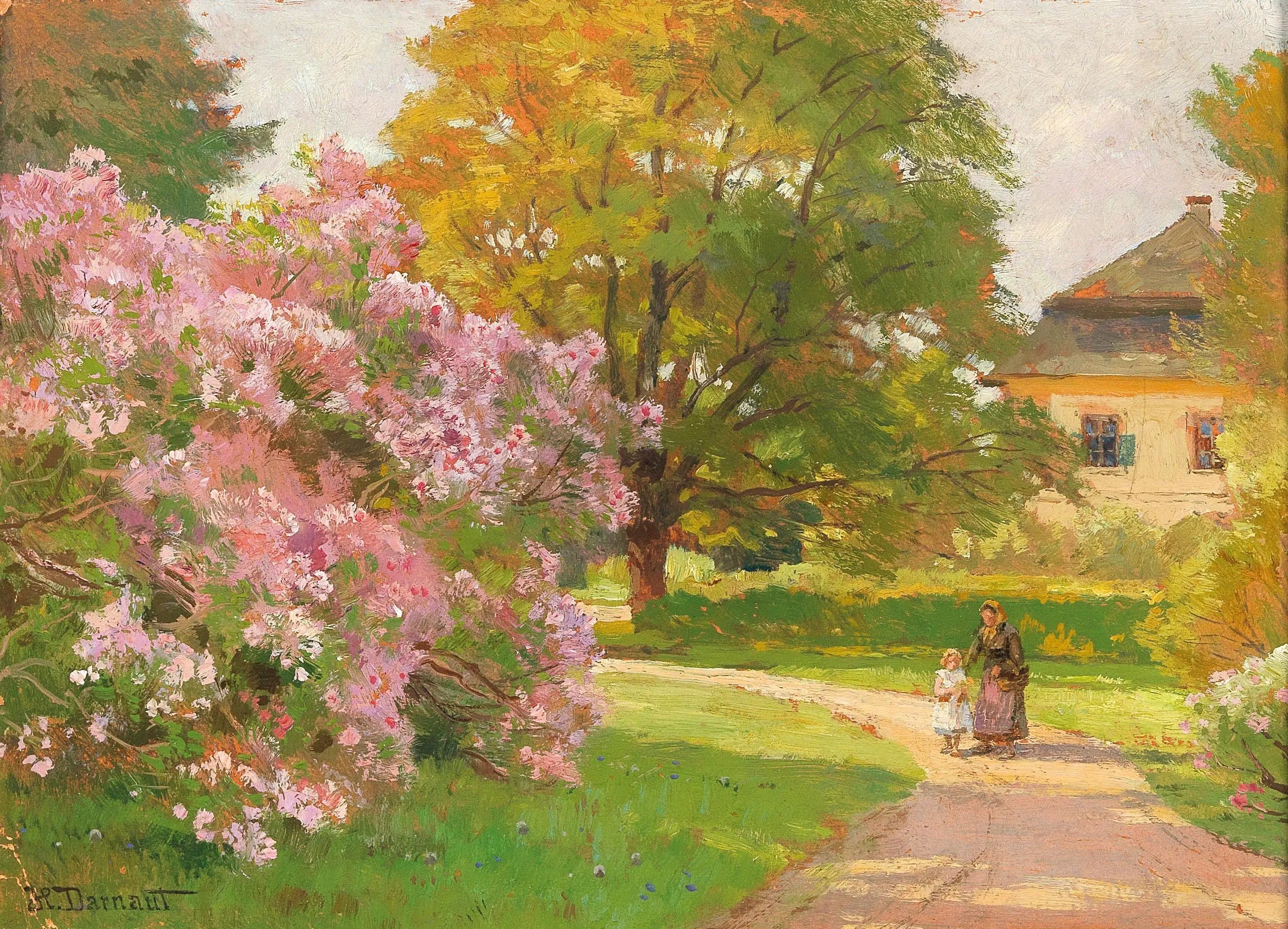 Un buisson en fleurs - Hugo Darnaut - Alpha Reproduction