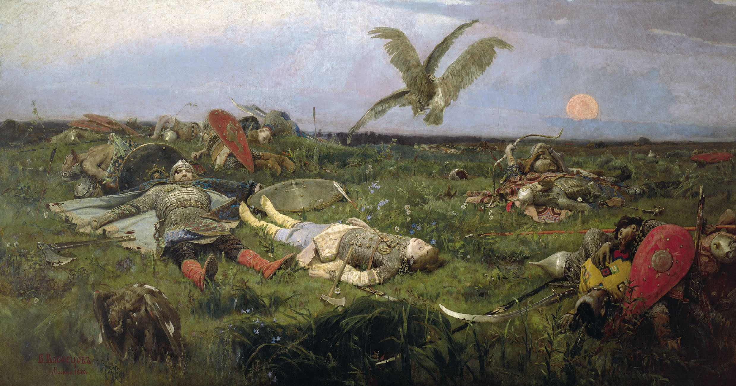Après la bataille du prince Igor - Viktor Vasnetsov